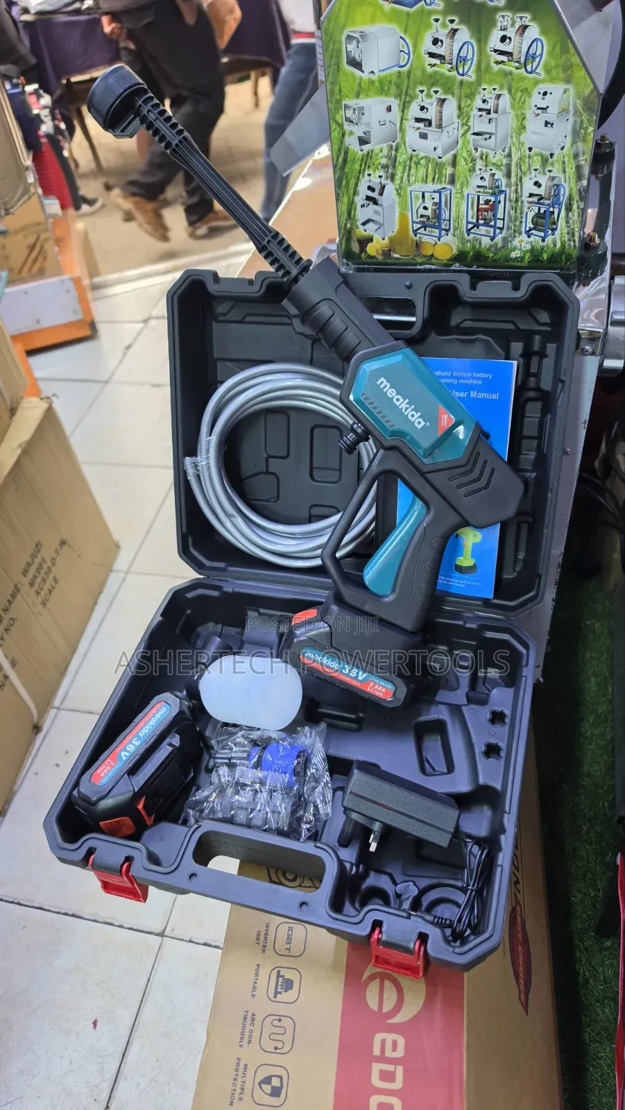 Meakida Carwash Cordless/Reachargeable Pressure Washer