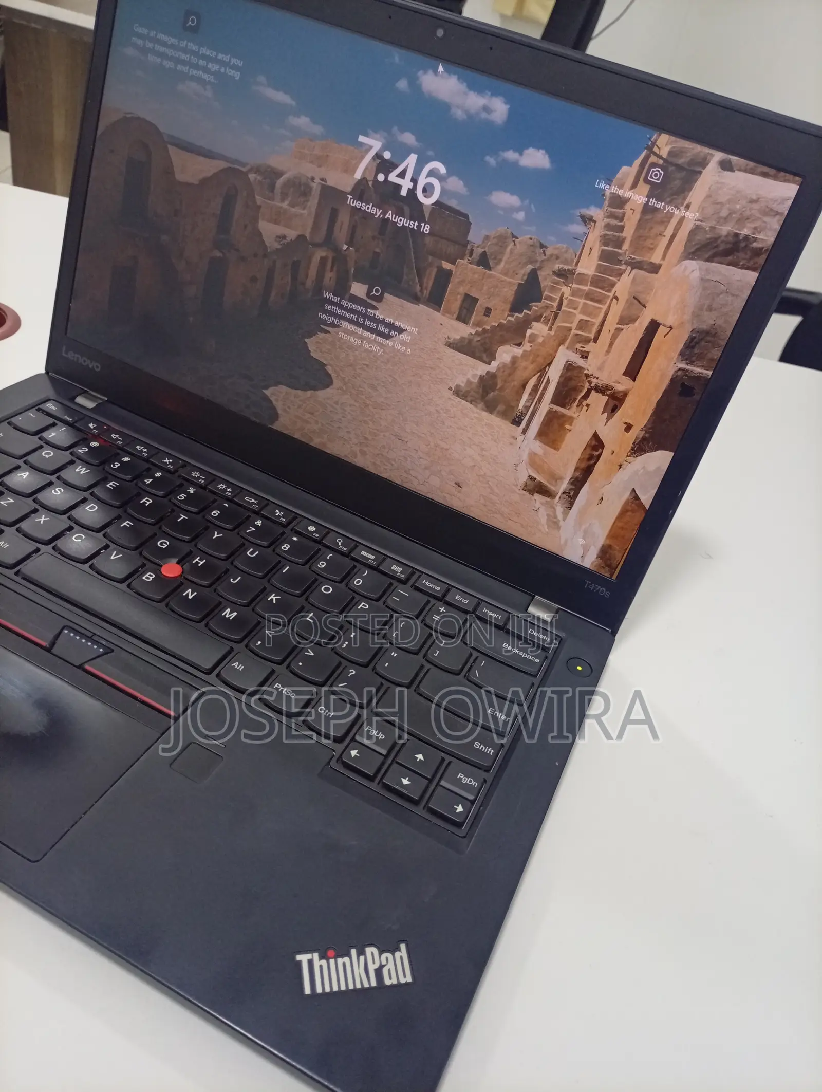 Laptop Lenovo ThinkPad T470s 8GB Intel Core i5 SSD 256GB