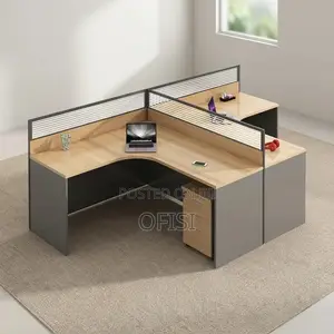 Office Workstation; Office 2-Way Curved Workstation