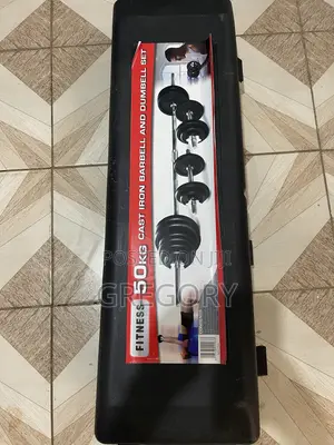 50kg Dumbell and Barbell