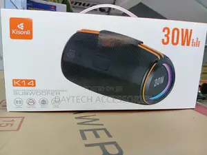 Kisonli Portable Wireless Bluetooth Speaker - Black