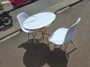 2-Seater Marble -Top Table Set