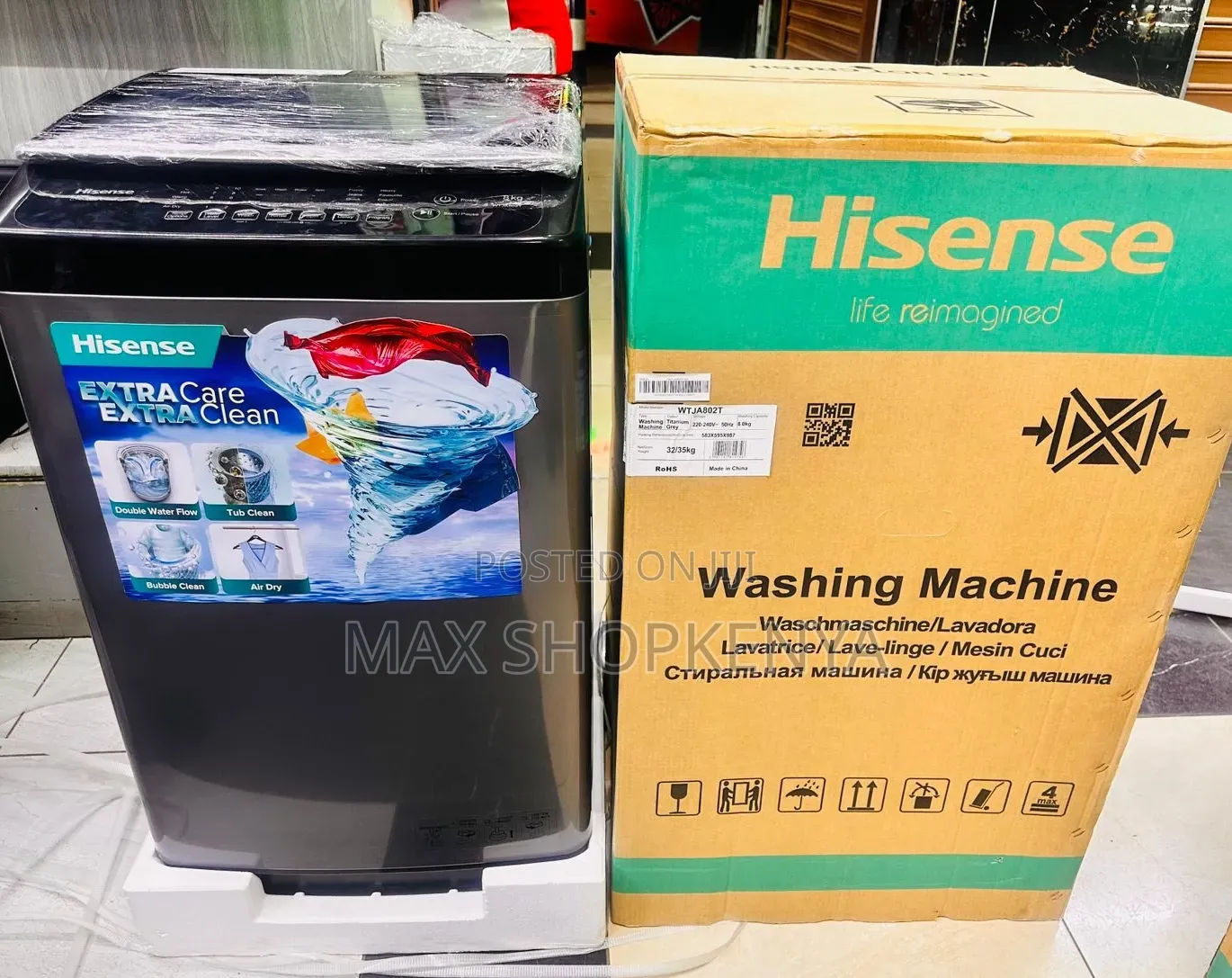 Hisense 9KG Automatic Top Loading Washing Machine