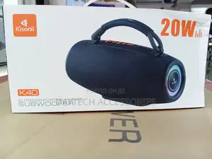 The Kisonli 20W Portable Outdoor Wireless Speaker.