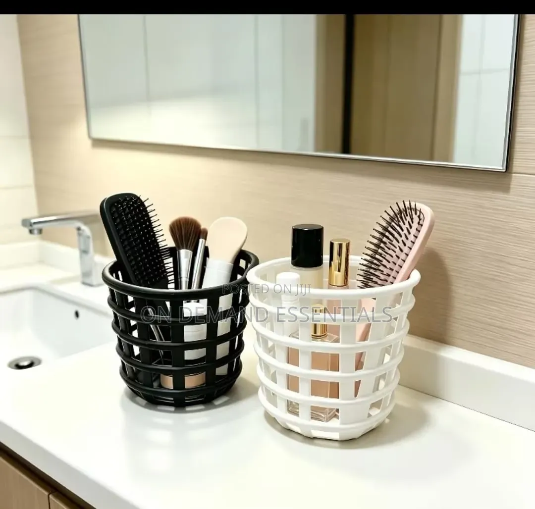 Woven Pattern Desktop Storage Box