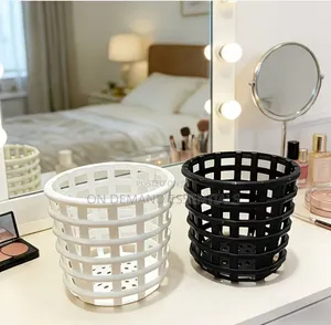 Woven Pattern Desktop Storage Box