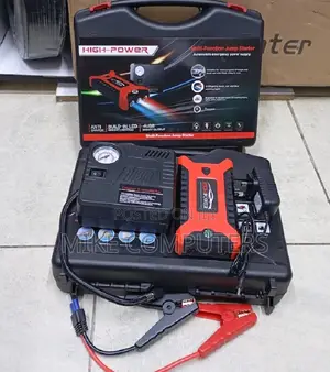 Air Compressor Pump 12V 99800mAh Car Jump Starter Battery