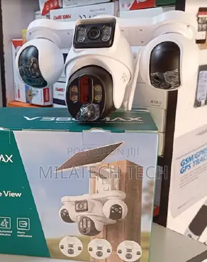 4G 4-Lens Solar Security Camera With 360° View
