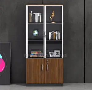 Office Cabinet: 2-Door Mahogany File Cabinet
