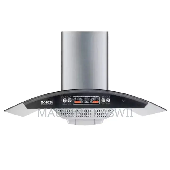 Bolesi 90cm Curved Glass Wall-Mount Cooker