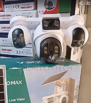 4G Solar CCTV Camera 4 Lens With Motion Detection