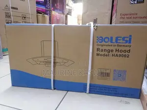 Bolesi 90cm Curved Glass Wall-Mount Cooker