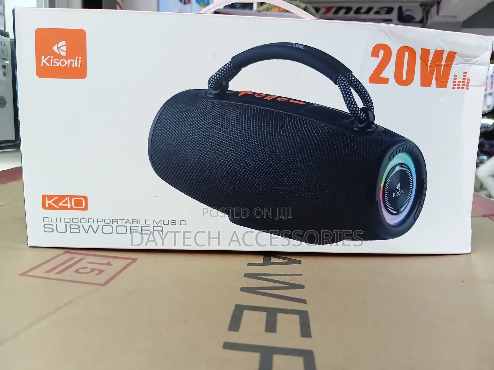 Kisonli Outdoor Portable Music 20W Wireless Bluetooth Speaker.