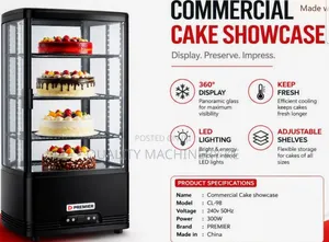 Quality Premier Commercial Cake Showcase