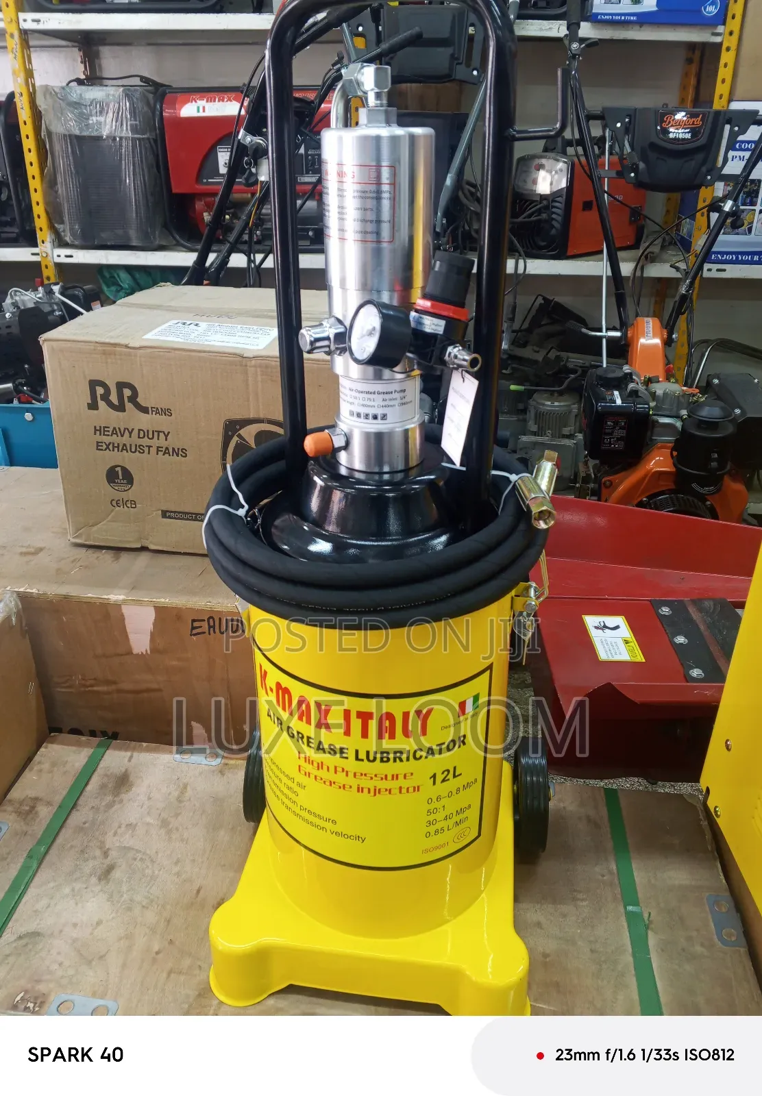 12l Grease Bucket/ Air Grease Lubricator Bucket