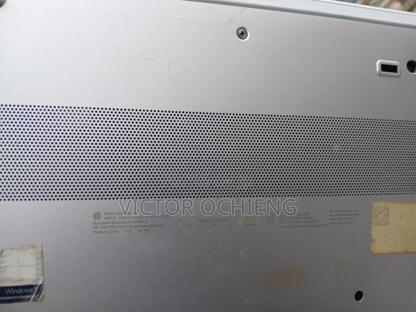 Laptop HP EliteBook 840 G6 16GB Intel Core i7 SSD 512GB
