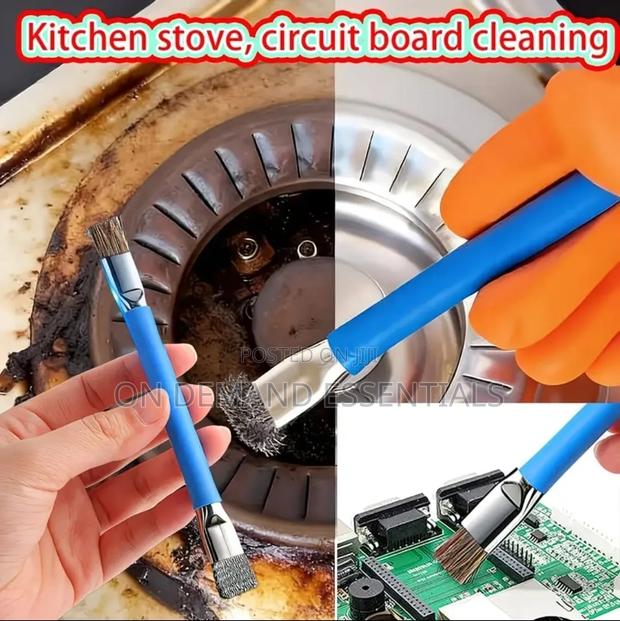 Multifunctional Double-Ended Stainless Steel Cleaning Brush - thumbnail 2