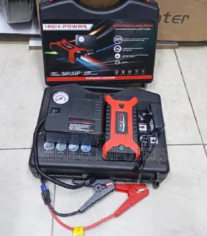 Tire Inflator Power Bank 12V 99800mAh Car Jump Starter Battery Booster