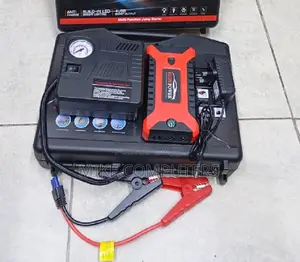 Tire Inflator Power Bank 12V 99800mAh Car Jump Starter Battery Booster
