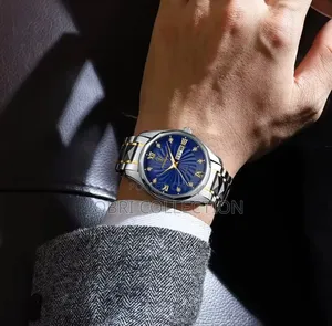 Poedagar Gents Stainless Steel Wrist Watch