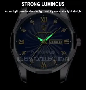 Poedagar Gents Stainless Steel Wrist Watch