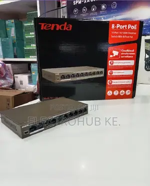 Tenda 8 Port PoE Network Switch for NVR and CCTV
