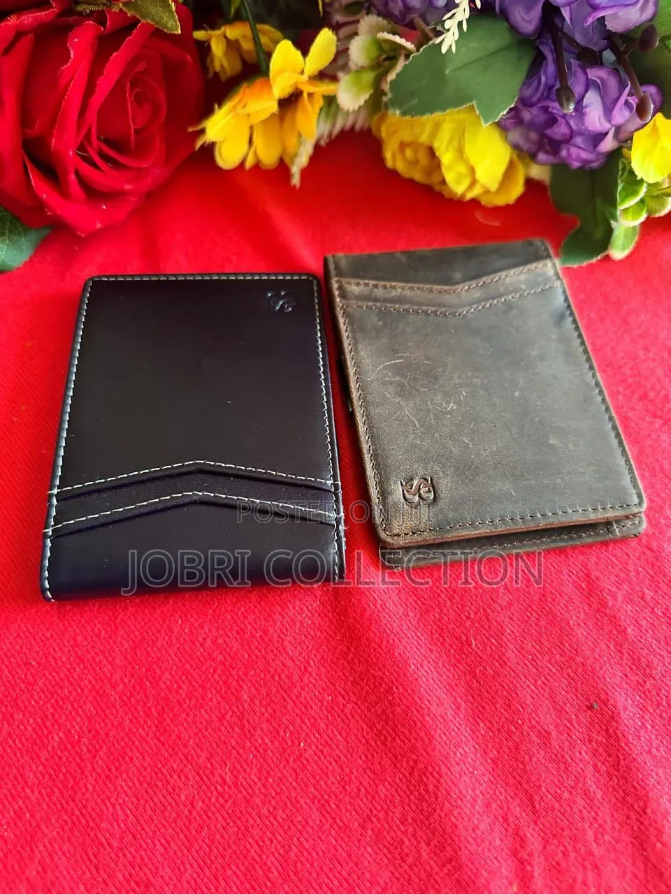 Leather Wallet With Money Clips