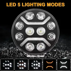 9" LED Driving Fog Lights | Round Off Road Auxiliary Lights