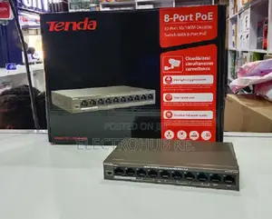Tenda 8 Port 10/100Mbps PoE Switch for IP Cameras