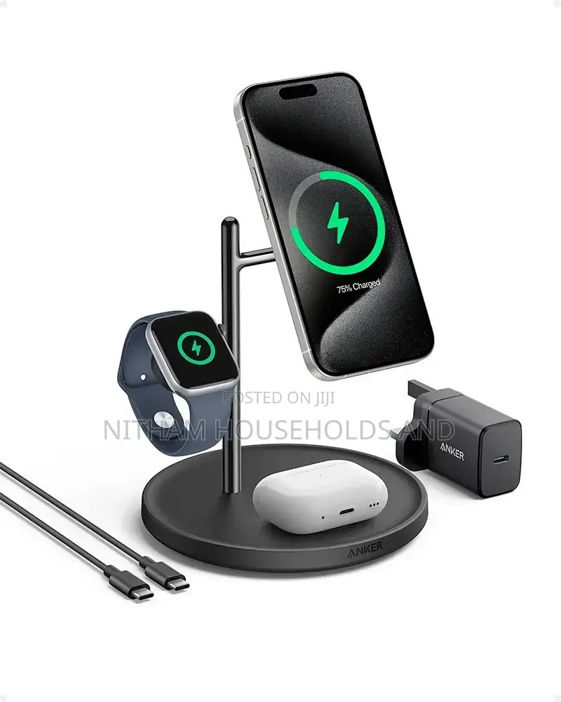 Anker Maggo 15w Qi2 Wireless Charging Station