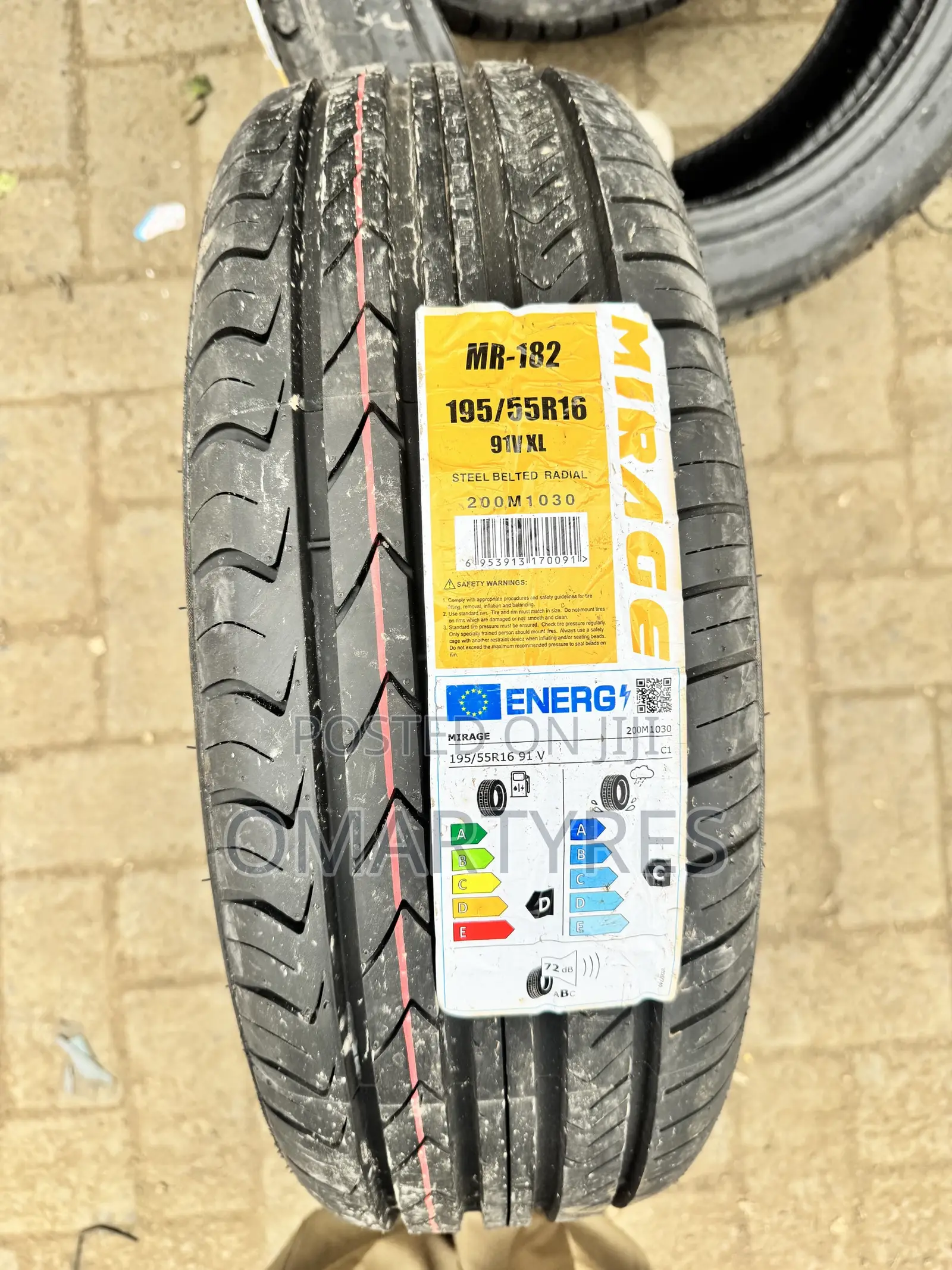 195/55r16 Mirage Tyre
