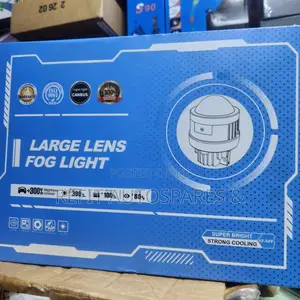 Super Bright Large Lens LED Projector Fog Light Set