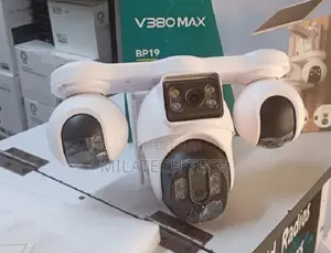 4G Solar CCTV Camera 4 Lens for Outdoor Security