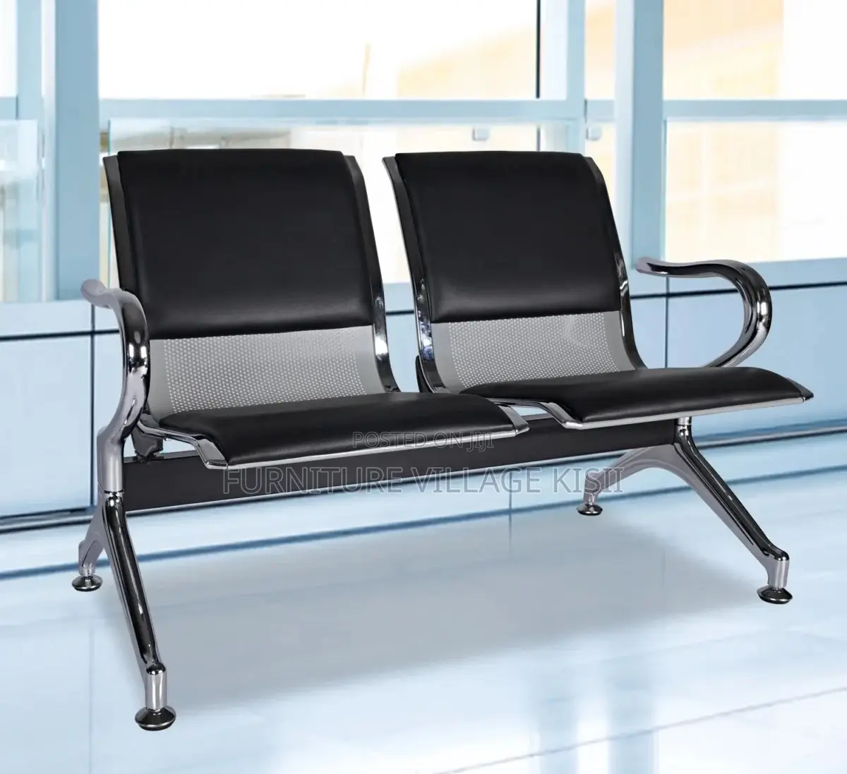 Office Chair: 2 Seater Reception Bench