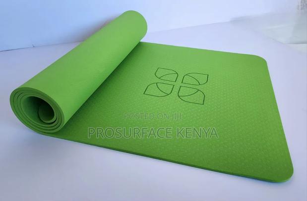 6mm TPE Fitness Mat | Premium Home Workout Mat – KSh 1,999