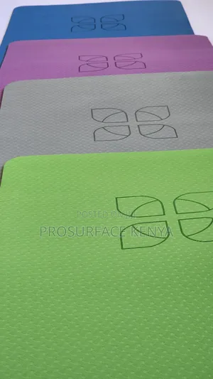 TPE Yoga Mat 6mm | Comfortable Exercise Mat – KSh 1,999