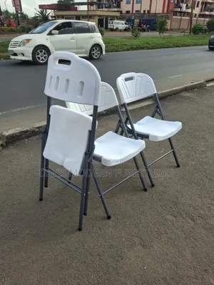 White Plastic Folding Chairs