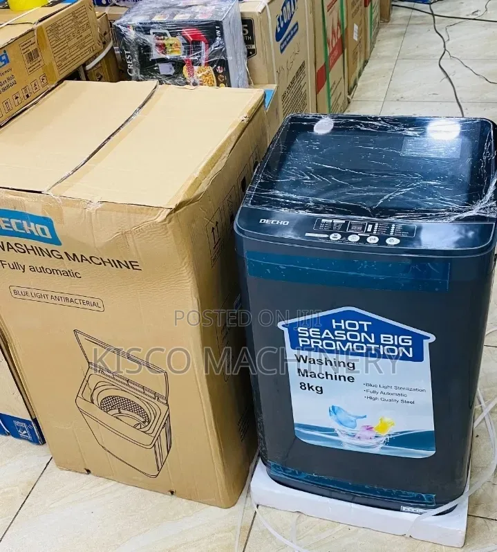 Decho 8kg Automatic Washing Machine (Blue Light Sterilization)