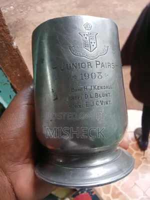 Vintage Pewter Trophy Cup