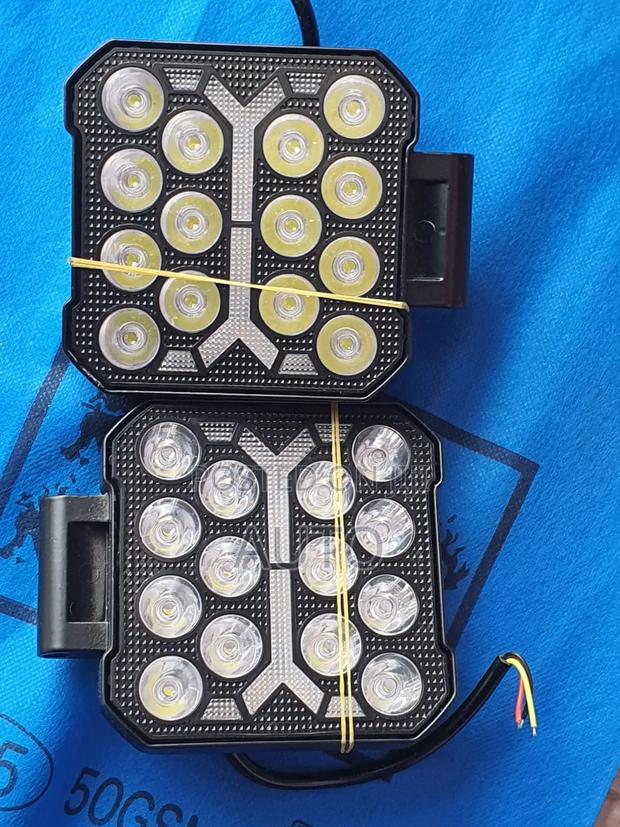 4" Dual LED Work Lights | Square Off Road Auxiliary Lights