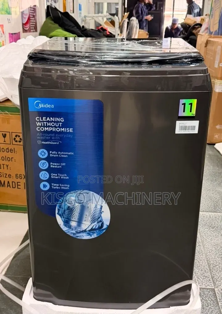 Midea 11kg Fully Automatic Top Load Washing Machine - Dark Grey
