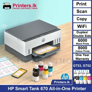 HP Smart Tank 670 All-in-One Printer