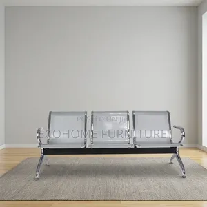 Waiting Bench – 3 Seater Mesh Reception Airport Chair