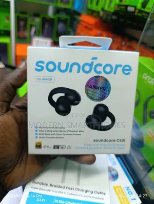 Anker Soundcore C50i | Comfortable Clip on Earbuds Powerful Bass
