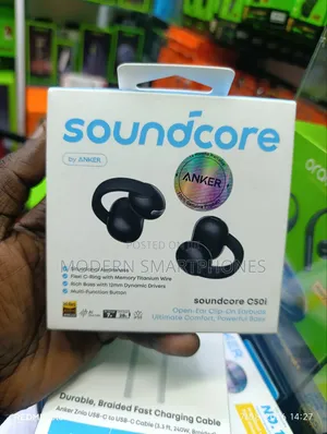 Anker Soundcore C50i | Comfortable Clip on Earbuds Powerful Bass