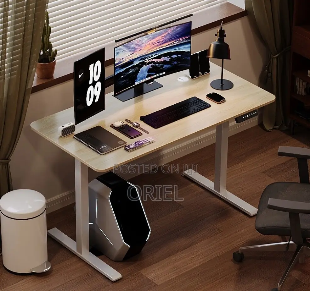 Office Desk : Electric Sit Stand 120CM Computer Desk
