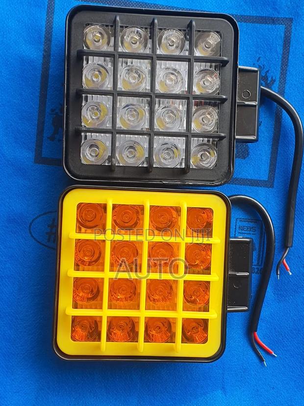 48W Square LED Driving Lights | Off Road Auxiliary Work Lamps