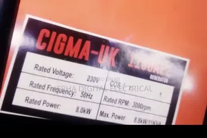 New Cigma Uk 11KVA Generator Machine/Key Start