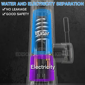 BLACK Digital Instant Heater Tap Pillar Hot Water for Kitchen Salon