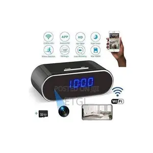 Hidden Camera Built Into a Clock Design